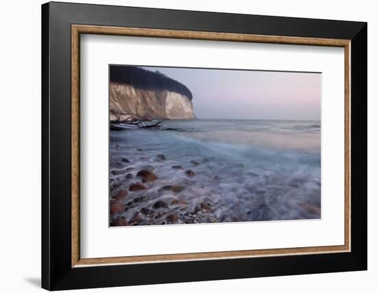 The Baltic Sea, National Park Jasmund, Beach and Chalk Rocks-Catharina Lux-Framed Photographic Print