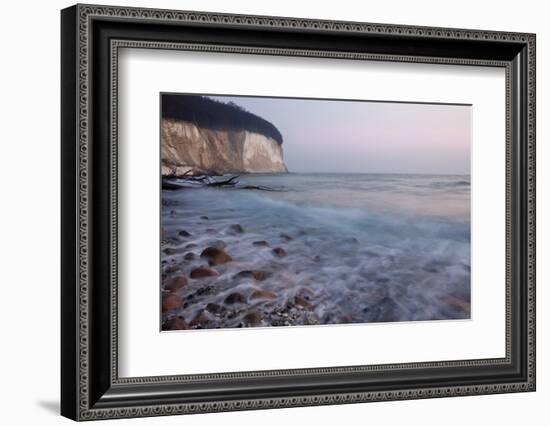 The Baltic Sea, National Park Jasmund, Beach and Chalk Rocks-Catharina Lux-Framed Photographic Print