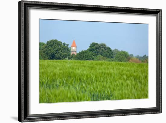 The Baltic Sea, RŸgen, Church Middelhagen-Catharina Lux-Framed Photographic Print