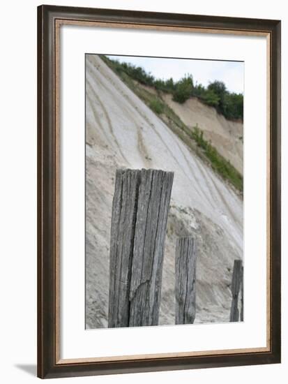 The Baltic Sea, RŸgen, Coast Near Cape Arkona, Old Groynes-Catharina Lux-Framed Photographic Print