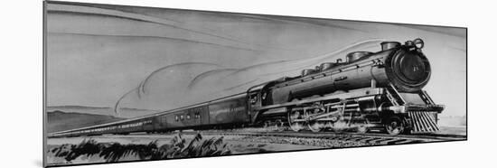 The Baltimore and Ohio-Otto Kuhler-Mounted Giclee Print