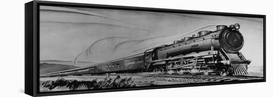 The Baltimore and Ohio-Otto Kuhler-Framed Premier Image Canvas