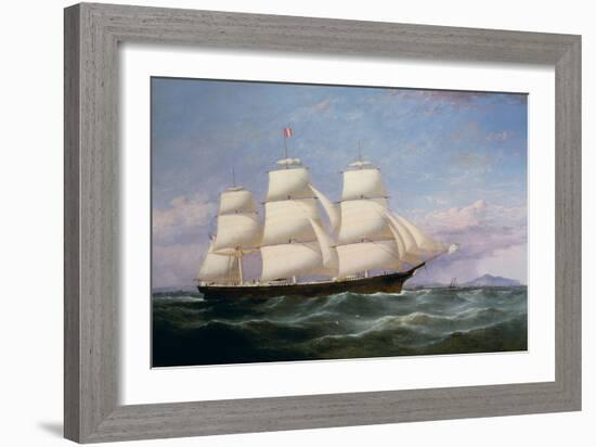 The Baltimore Clippership Carrier Dove, 1856-Samuel Walters-Framed Giclee Print