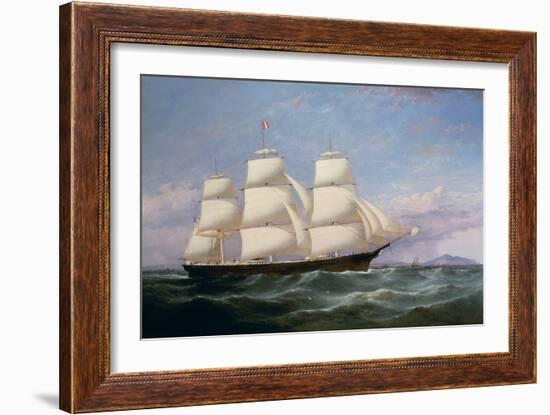 The Baltimore Clippership Carrier Dove, 1856-Samuel Walters-Framed Giclee Print