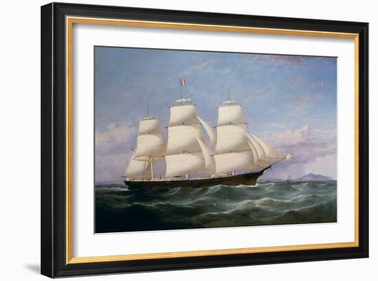 The Baltimore Clippership Carrier Dove, 1856-Samuel Walters-Framed Giclee Print