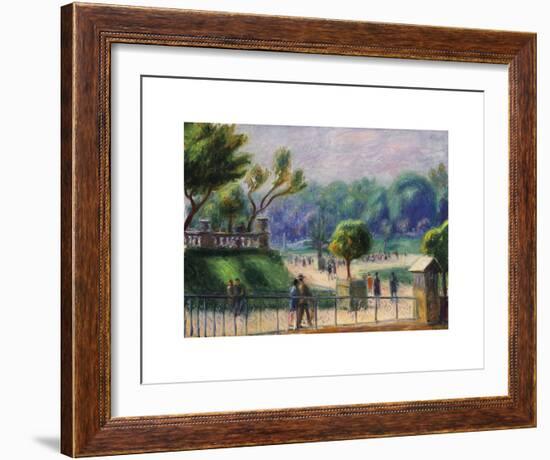 The Balustrade, Luxembourg Gardens-William James Glackens-Framed Premium Giclee Print