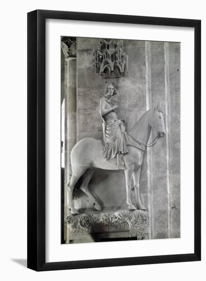 The Bamberg Rider, 1230-35-null-Framed Giclee Print