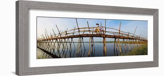 The Bamboo Bridge-Nhiem Hoang The-Framed Giclee Print