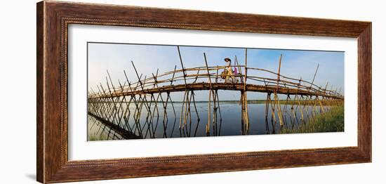 The Bamboo Bridge-Nhiem Hoang The-Framed Giclee Print