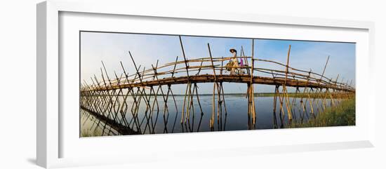 The Bamboo Bridge-Nhiem Hoang The-Framed Giclee Print