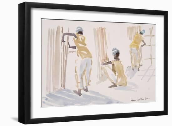 The Bamboo Fence, Senegal, 2003-Lucy Willis-Framed Giclee Print