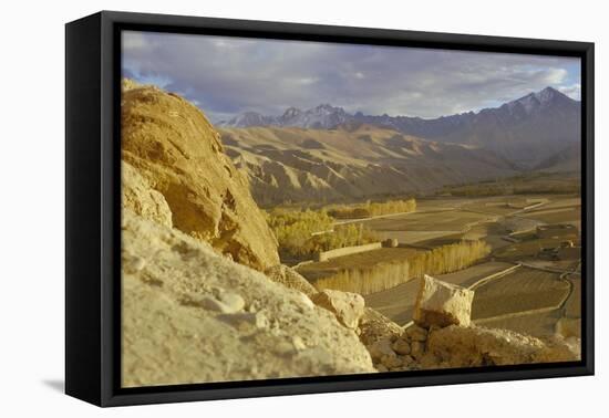 The Bamiyan Valley and the Koh-I-Baba Range of Mountains, Afghanistan-Sybil Sassoon-Framed Premier Image Canvas
