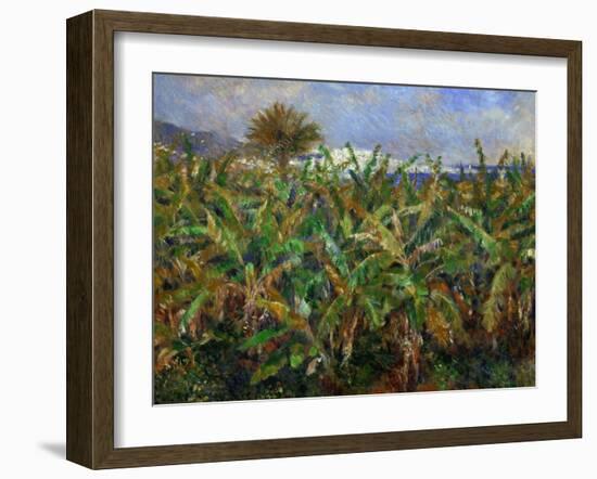 The Banana Plantation, 1881-Pierre-Auguste Renoir-Framed Giclee Print