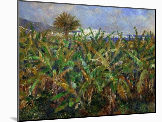 The Banana Plantation, 1881-Pierre-Auguste Renoir-Mounted Giclee Print