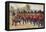 The Band of the Irish Guards March Through Hyde Park-Harry Payne-Framed Stretched Canvas