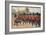 The Band of the Irish Guards March Through Hyde Park-Harry Payne-Framed Art Print