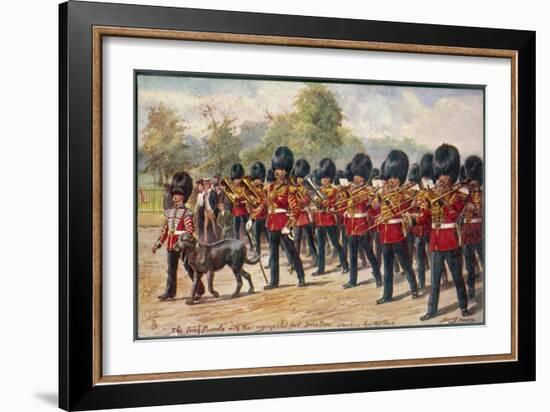 The Band of the Irish Guards March Through Hyde Park-Harry Payne-Framed Art Print