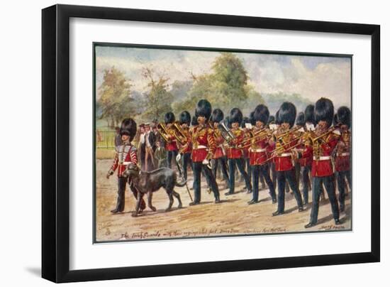 The Band of the Irish Guards March Through Hyde Park-Harry Payne-Framed Art Print