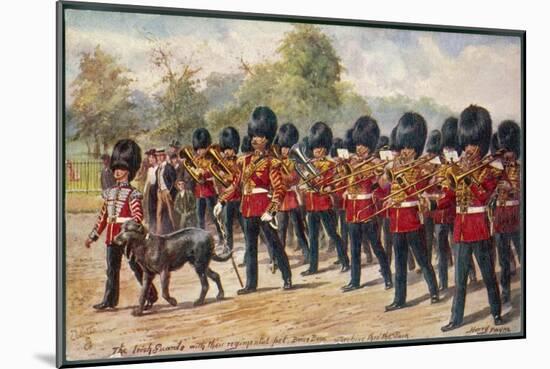 The Band of the Irish Guards March Through Hyde Park-Harry Payne-Mounted Art Print