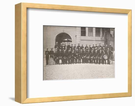 'The Band of the Rio Fire Brigade', 1914-Unknown-Framed Photographic Print