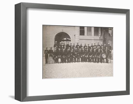 'The Band of the Rio Fire Brigade', 1914-Unknown-Framed Photographic Print