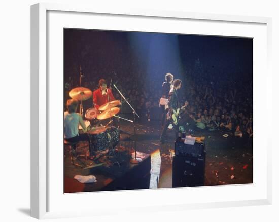 The Band the Sex Pistols Performing at their Last Show-David Mcgough-Framed Premium Photographic Print