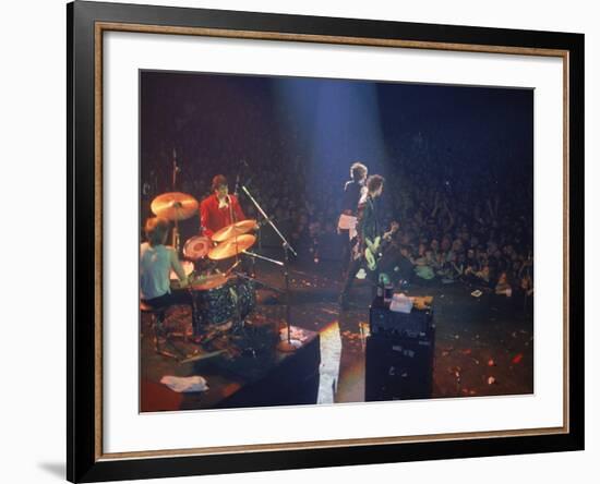 The Band the Sex Pistols Performing at their Last Show-David Mcgough-Framed Premium Photographic Print