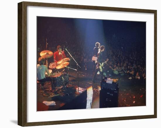 The Band the Sex Pistols Performing at their Last Show-David Mcgough-Framed Premium Photographic Print