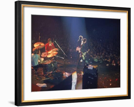 The Band the Sex Pistols Performing at their Last Show-David Mcgough-Framed Premium Photographic Print