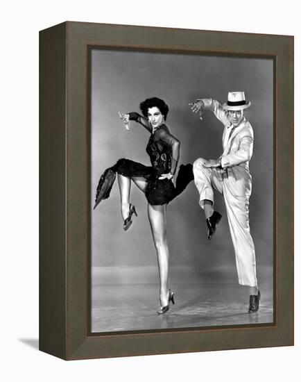 The Band Wagon, Cyd Charisse, Fred Astaire, 1953-null-Framed Stretched Canvas