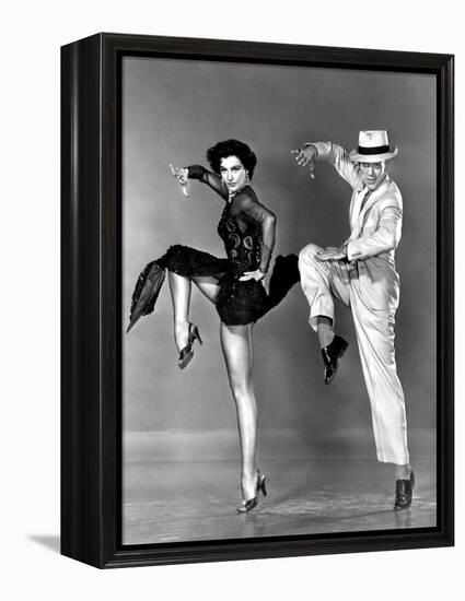 The Band Wagon, Cyd Charisse, Fred Astaire, 1953-null-Framed Stretched Canvas