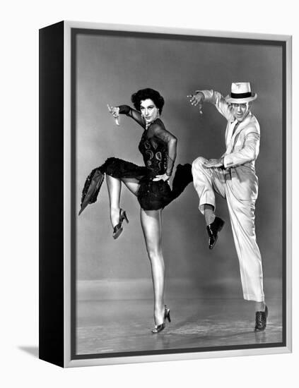 The Band Wagon, Cyd Charisse, Fred Astaire, 1953-null-Framed Stretched Canvas