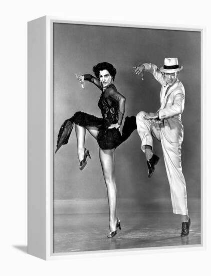 The Band Wagon, Cyd Charisse, Fred Astaire, 1953-null-Framed Stretched Canvas