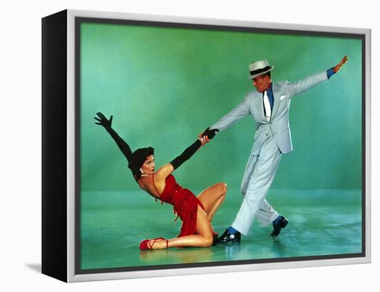 The Band Wagon, Cyd Charisse, Fred Astaire, 1953-null-Framed Stretched Canvas