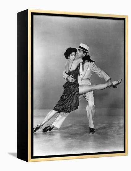 The Band Wagon, Cyd Charisse, Fred Astaire, 1953-null-Framed Stretched Canvas