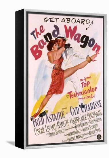 The Band Wagon, Cyd Charisse, Fred Astaire, 1953-null-Framed Stretched Canvas