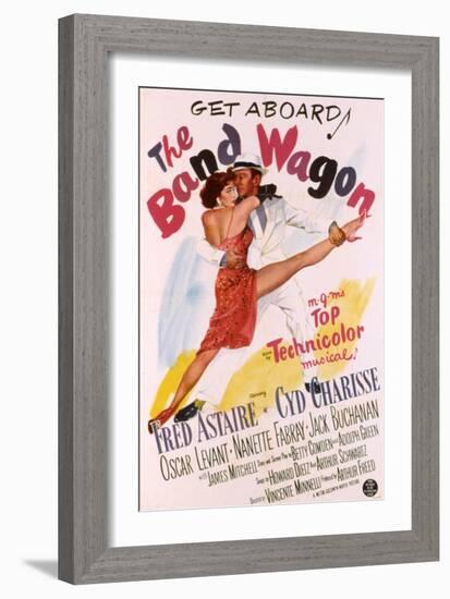 The Band Wagon, Cyd Charisse, Fred Astaire, 1953-null-Framed Art Print