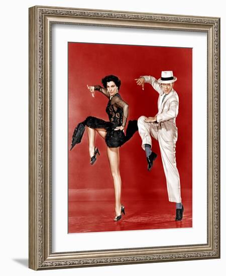 THE BAND WAGON, from left: Cyd Charisse, Fred Astaire, 1953-null-Framed Photo