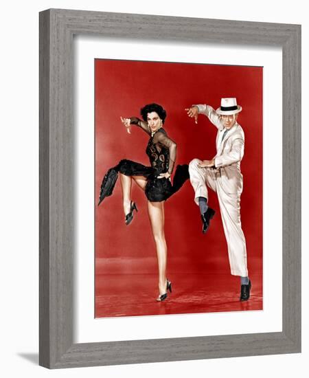 THE BAND WAGON, from left: Cyd Charisse, Fred Astaire, 1953-null-Framed Photo