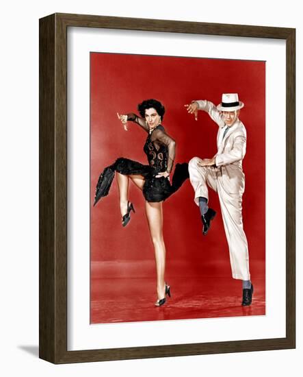 THE BAND WAGON, from left: Cyd Charisse, Fred Astaire, 1953-null-Framed Photo