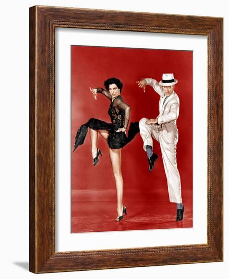 THE BAND WAGON, from left: Cyd Charisse, Fred Astaire, 1953-null-Framed Photo