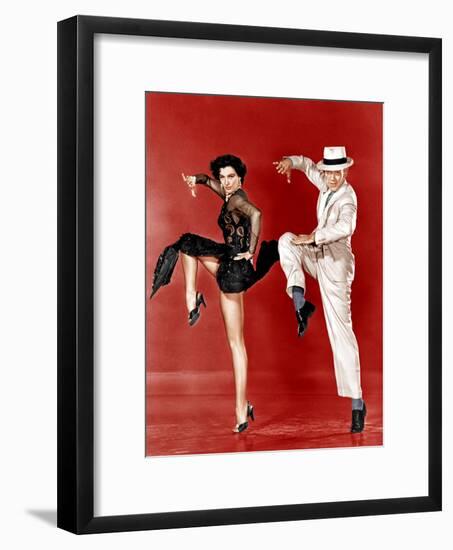 THE BAND WAGON, from left: Cyd Charisse, Fred Astaire, 1953-null-Framed Photo