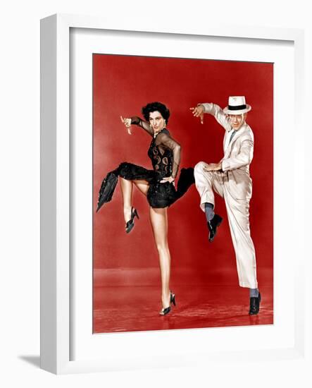 THE BAND WAGON, from left: Cyd Charisse, Fred Astaire, 1953-null-Framed Photo