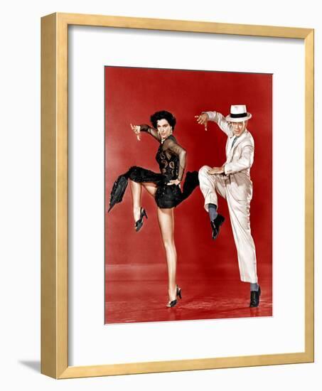 THE BAND WAGON, from left: Cyd Charisse, Fred Astaire, 1953-null-Framed Photo