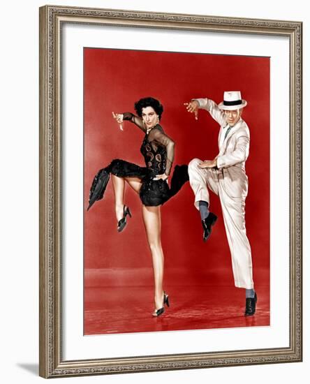 THE BAND WAGON, from left: Cyd Charisse, Fred Astaire, 1953-null-Framed Photo