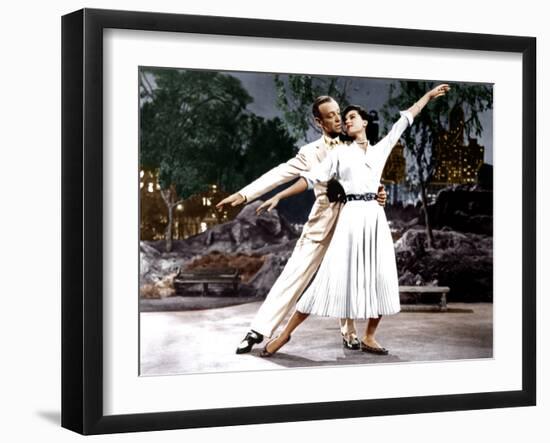 THE BAND WAGON, from left: Fred Astaire, Cyd Charisse, 1953-null-Framed Photo