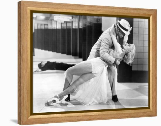 The Band Wagon, from Left, Fred Astaire, Cyd Charisse, 1953-null-Framed Stretched Canvas