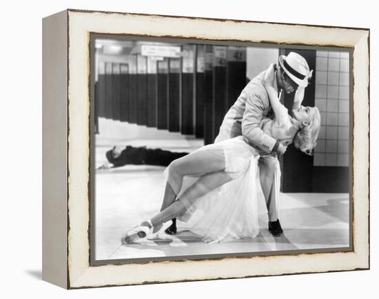 The Band Wagon, from Left, Fred Astaire, Cyd Charisse, 1953-null-Framed Stretched Canvas