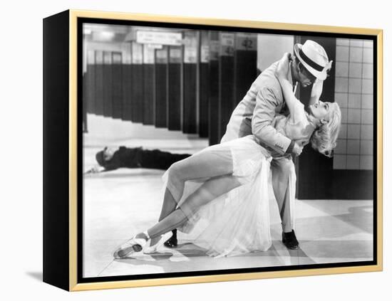 The Band Wagon, from Left, Fred Astaire, Cyd Charisse, 1953-null-Framed Stretched Canvas