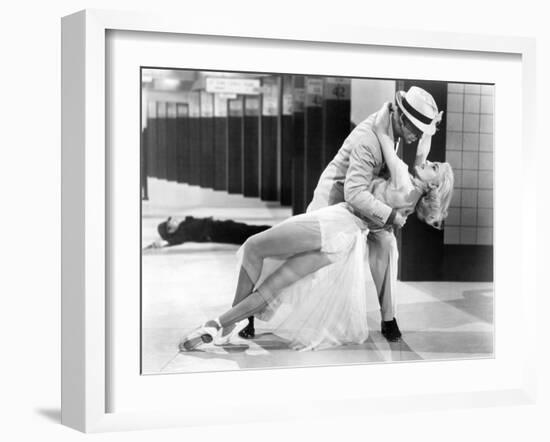 The Band Wagon, from Left, Fred Astaire, Cyd Charisse, 1953-null-Framed Photo
